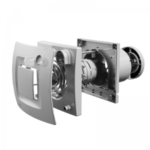 Вентилятор накладной Soler & Palau Silent Dual 100 MATT BLACK (таймер, датчик влажности, датчик движения, программируемый)